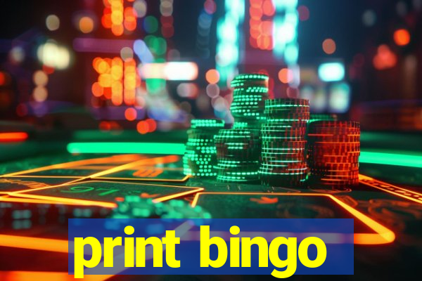 print bingo